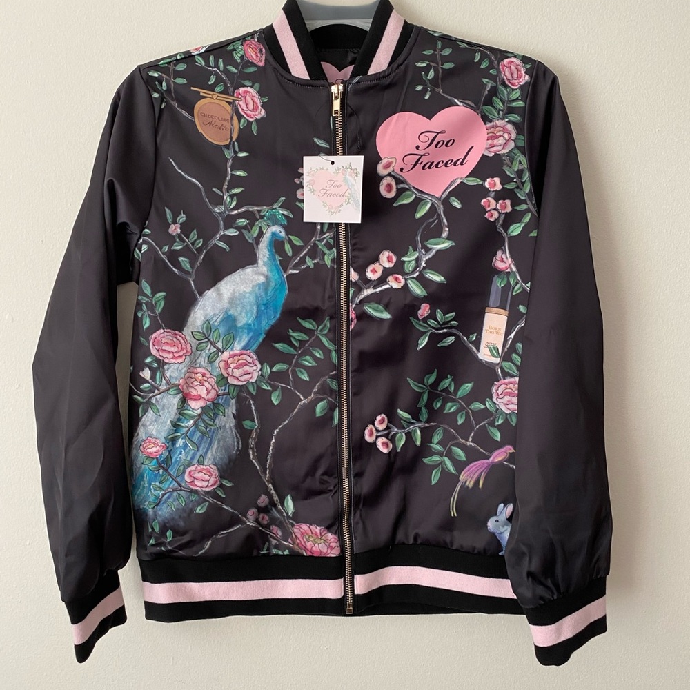 Too Faced Bomber Jacket- Black XS